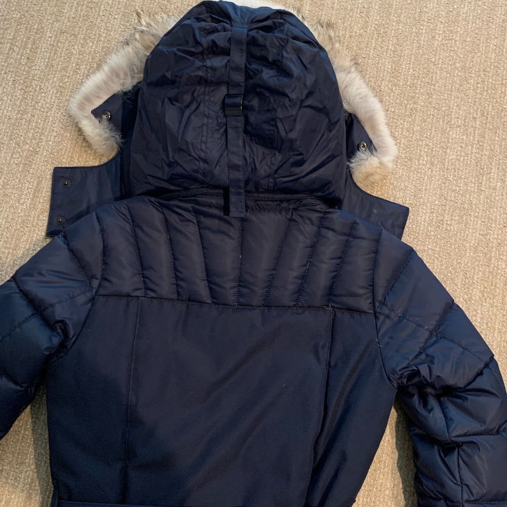 Canada goose Rowan belted parka size xs navy - Picture 12 of 13